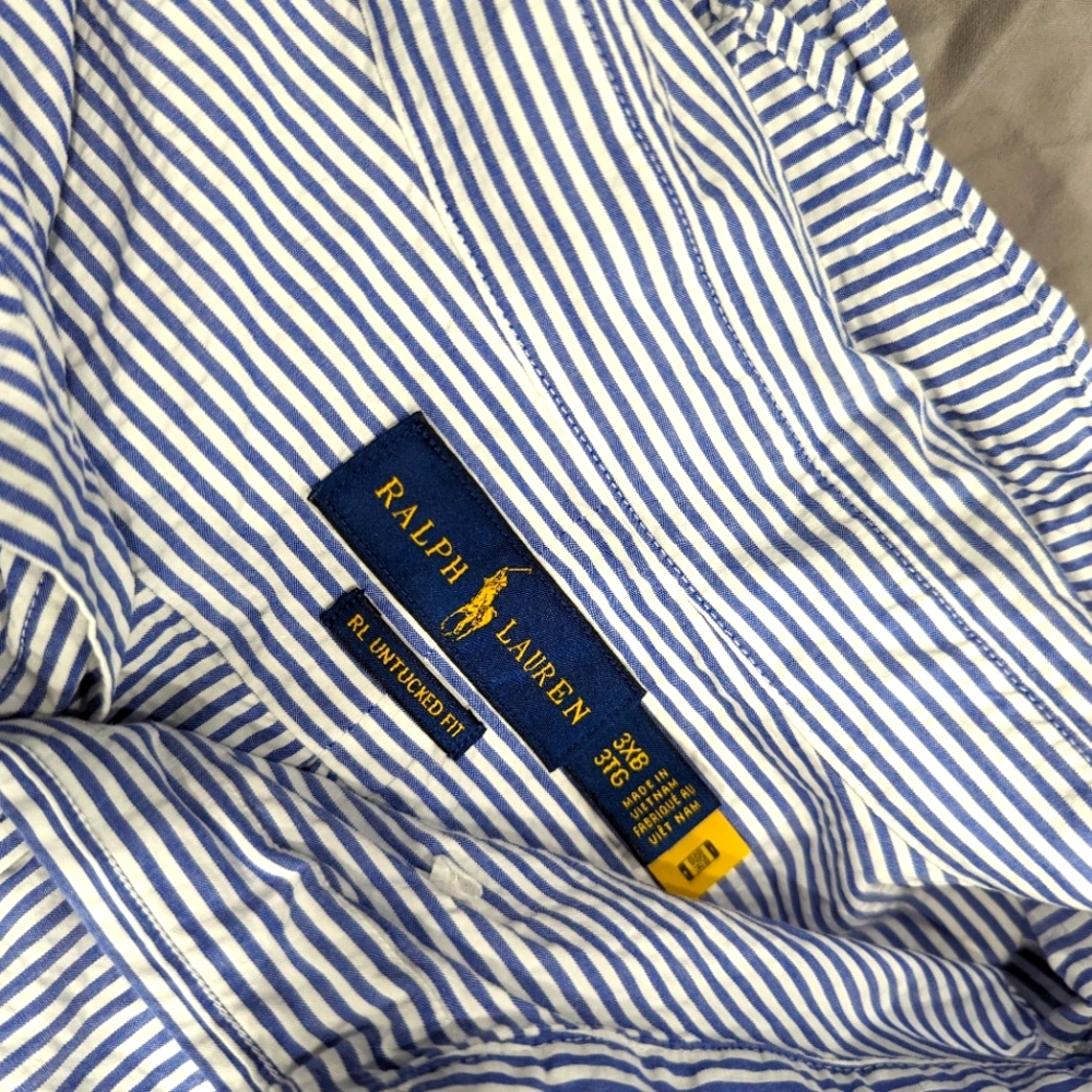 Ralph Lauren seersucker shirt